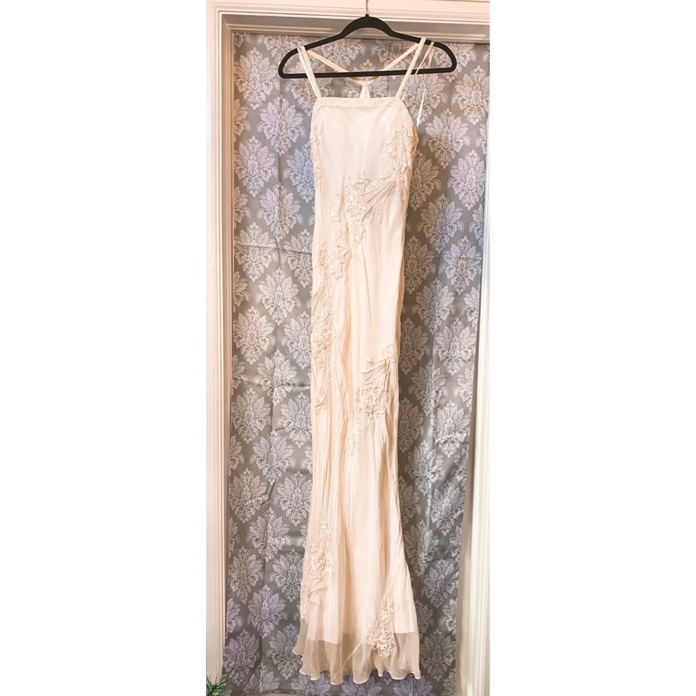 BNWT Gorgeous Scala White Beaded Gown